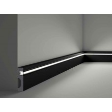 Плинтус напольный под подсветку NMC  IL11 Black